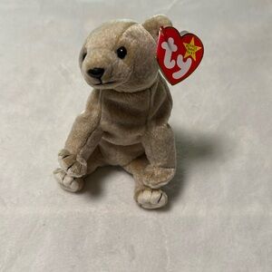 Ty Beanie Baby Almond bear
